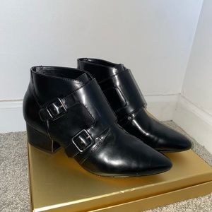 French Connection Black Ankle Boots